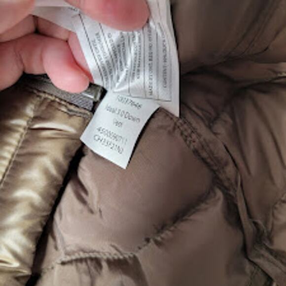 Ariat Ideal 3.0 Down Vest XS Brown Water Repellent Packable Western Outdoor - Picture 5 of 7